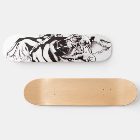 Ontwerp van het tijgerskateboard skateboard (Horizontaal)