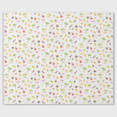 Ontwerp van het Tropische zomerbakpatroon Cadeaupapier (Vlak)