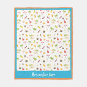 Ontwerp van het Tropische zomerbakpatroon Fleece Deken (Voorkant)