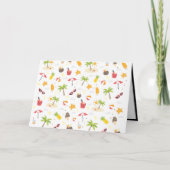 Ontwerp van het Tropische zomerbakpatroon Kaart (Voorkant)