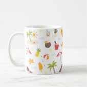 Ontwerp van het Tropische zomerbakpatroon Koffiemok (Links)