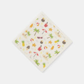 Ontwerp van het Tropische zomerbakpatroon Servet (Hoek)