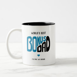 Ontwerp van het type Bonus Dad Blue en Black Tweekleurige Koffiemok
