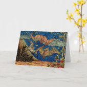 Ontwerp van het Venster van knuppels het Japanse Kaart (Gele Bloem)