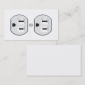 Ontwerp van het visitekaartje van de uitlaatopenin (Voorkant / Achterkant)