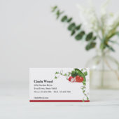 Ontwerp van het Visitekaartje van Gardener (Staand voorkant)