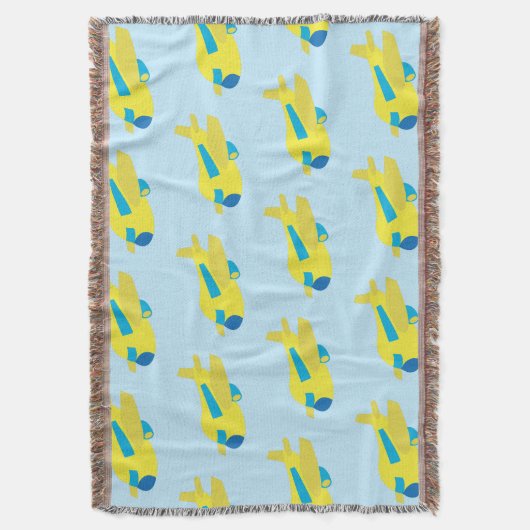 Ontwerp van het vliegtuig deken (Voorkant Verticaal)