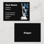 Ontwerp van het Vrijheidsbeeld van New York City Visitekaartje (Voorkant / Achterkant)