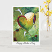 Ontwerp van het Wenskaart van de moederdag door MA Kaart (Gele Bloem)