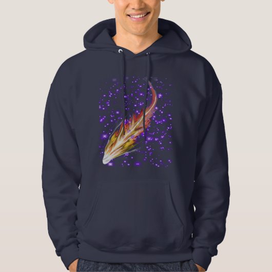 Ontwerp van het zonnestelsel met sterren hoodie (Voorkant)