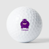 Ontwerp van Hippopotamus Golfballen (Voorkant)