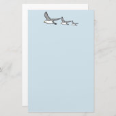 Ontwerp van hoge vliegvogels briefpapier (Voorkant / Achterkant)