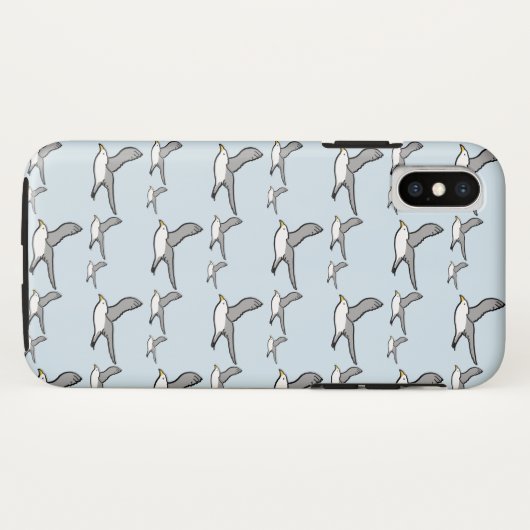 Ontwerp van hoge vliegvogels Case-Mate iPhone case (Achterkant (horizontaal))