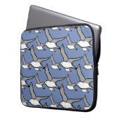 Ontwerp van hoge vliegvogels laptop sleeve (Voorkant Links)