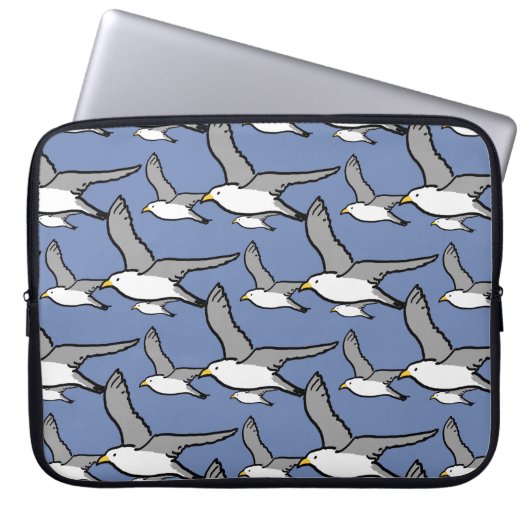 Ontwerp van hoge vliegvogels laptop sleeve (Voorkant)