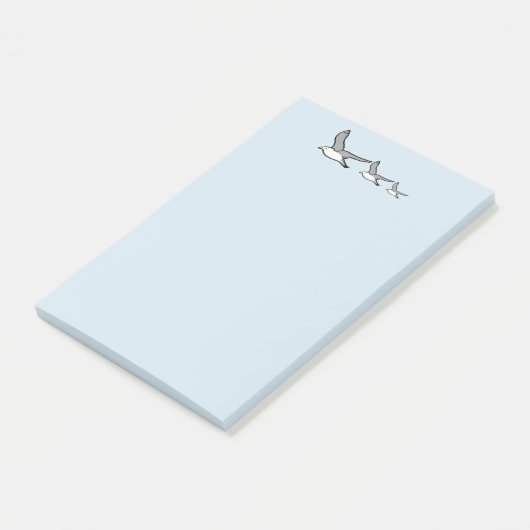 Ontwerp van hoge vliegvogels post-it® notes (Schuin)