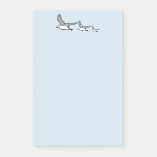 Ontwerp van hoge vliegvogels post-it® notes