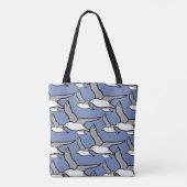 Ontwerp van hoge vliegvogels tote bag (Achterkant)