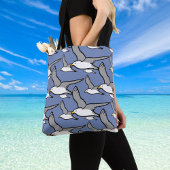 Ontwerp van hoge vliegvogels tote bag
