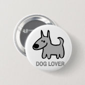Ontwerp van hondenliefhebber! ronde button 5,7 cm (Voorkant /achterkant)