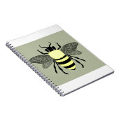 Ontwerp van honingbijen notitieboek (Rechterzijde)