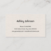 Ontwerp van houtextuur visitekaartje (Achterkant)