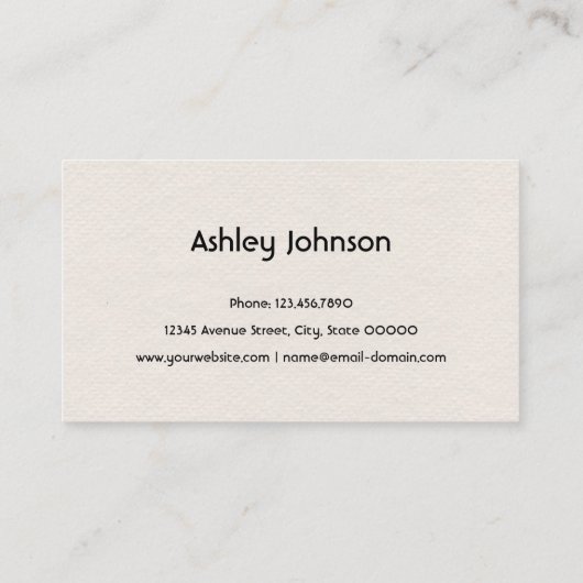 Ontwerp van houtextuur visitekaartje (Achterkant)