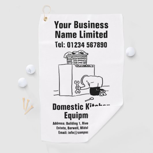 Ontwerp van huishoudelijke keukenapparatuur golfhanddoek (Insitu)