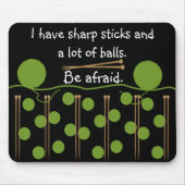 Ontwerp van Humor Muismat (Voorkant)