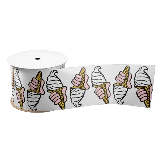 Ontwerp van ijscomannen satijnen lint (Spoel)