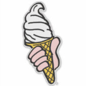 Ontwerp van ijscrème sticker (Voorkant)