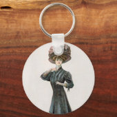 ontwerp van illustratie van Mode dame Sleutelhanger (Voorkant)