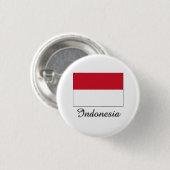 Ontwerp van Indonesische vlag Ronde Button 3,2 Cm (Voorkant /achterkant)