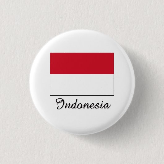 Ontwerp van Indonesische vlag Ronde Button 3,2 Cm (Voorkant)