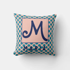 Ontwerp van Initiaal met persoonlijke naam Kussen