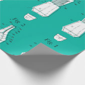 Ontwerp van inpakpapier voor vulpen (Hoek)