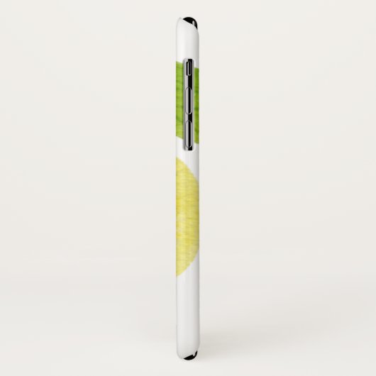 Ontwerp van Iphone Case Lemon-Waterverf (Achterkant/links)