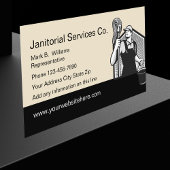 Ontwerp van Janitorial Services Visitekaartje