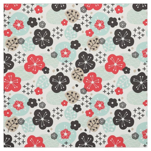 Ontwerp van Japanse patronen Stof (Swatch)
