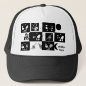 Ontwerp van jasjacquet en Aliens Trucker Pet (Voorkant)