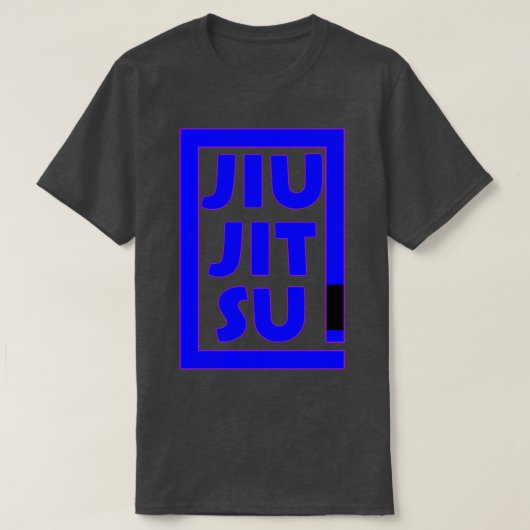 Ontwerp van Jiu Jitsu Blue Belt T-shirt (Design voorkant)