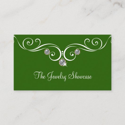Ontwerp van juwelen Visitekaartje (Voorkant)