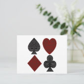 Ontwerp van kaartsystemen afspelen briefkaart (Staand voorkant)