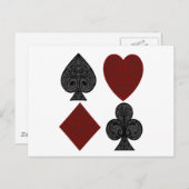 Ontwerp van kaartsystemen afspelen briefkaart (Voorkant / Achterkant)