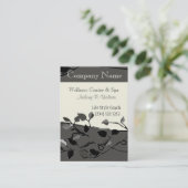 Ontwerp van kabelboomstructuur Natuur Afsprakenkaartje (Staand voorkant)