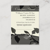 Ontwerp van kabelboomstructuur Natuur Afsprakenkaartje (Achterkant)