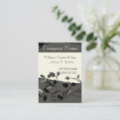 Ontwerp van kabelboomstructuur Natuur Afsprakenkaartje (Staand voorkant)