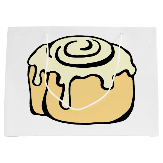 Ontwerp van kaneelrolCartoon Groot Cadeauzakje (Voorkant)