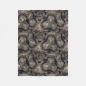 Ontwerp van kattenbont in tabelvorm 3 fleece deken (Voorkant)