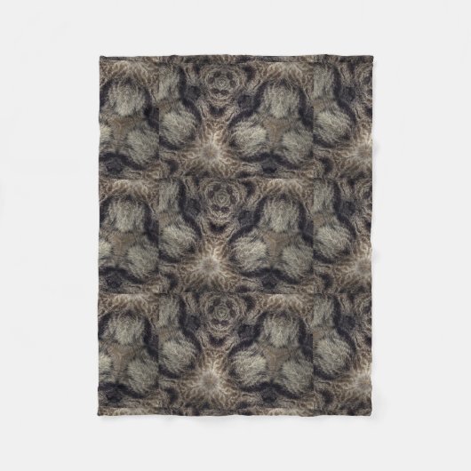 Ontwerp van kattenbont in tabelvorm 3 fleece deken (Voorkant)
